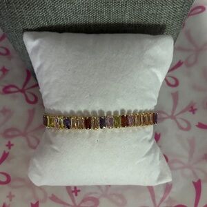 Elegant Gold Multicolor Bracelet